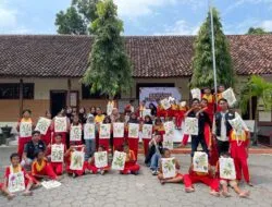 Mahasiswa KKN UNS Kelompok 106 Lakukan Kolaborasi Seni, Lingkungan, dan Kreativitas di SD Negeri Luwang melalui Program Eco-Print