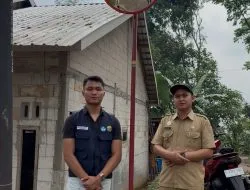 Mahasiswa KKN-T UNDIP Pasang Kaca Cembung untuk Tingkatkan Keselamatan Lalu Lintas di Desa Tumbrep